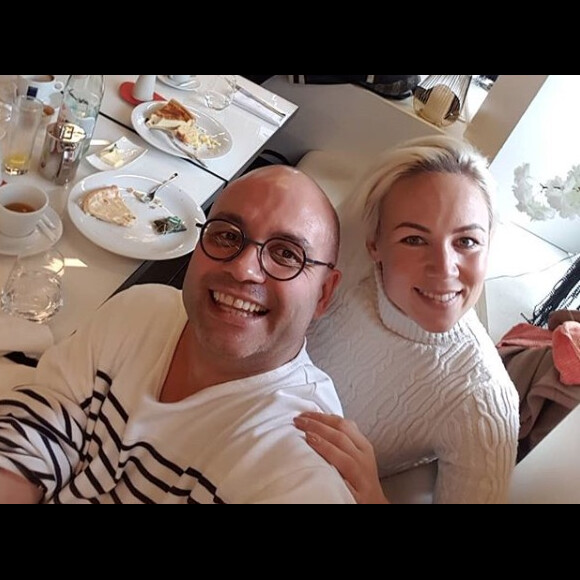 Yoann Riou et Emmanuelle Berne sur Instagram. Le 20 octobre 2019.