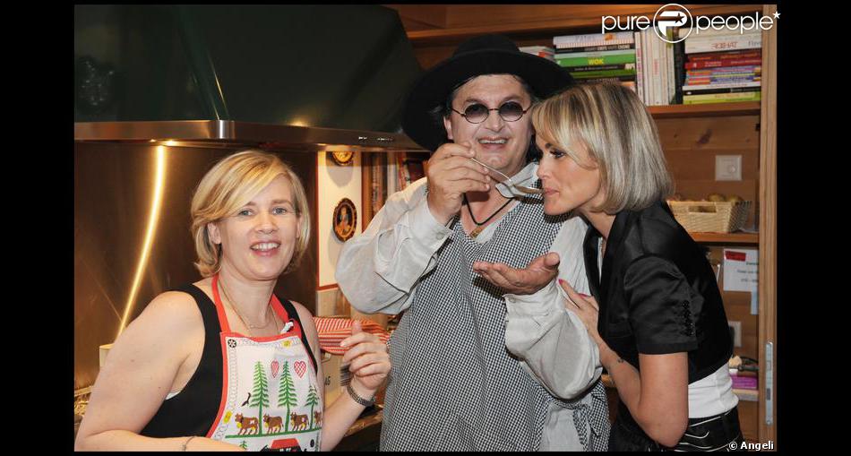 Helene Darroze Marc Veyrat Et Laeticia Hallyday Lors De La Soiree Qui A Suivi Le Bapteme De Joy Le 5 Juillet 2009 A Gstaad Purepeople