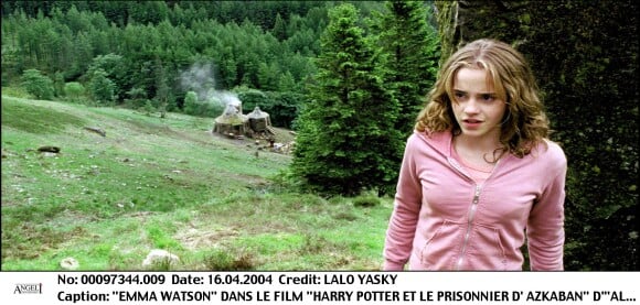 Emma Watson dans "Harry Potter et le prisonnier d'Azkaban". Le 16 avril 2004.