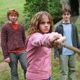  Rupert Grint, Emma Watson et Daniel Radcliffe dans "Harry Potter et le prisonnier d'Azkaban". 2004. @Warner Bros/KRT/ABACA. 