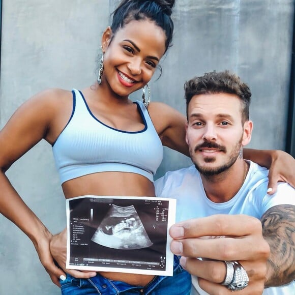 Christina Milian et M. Pokora annoncent l'arrivée d'un futur bébé- juillet 2019- Instagram.