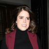 Exclusif - La princesse Eugenie d'York, à la sortie d'un dîner caritatif à Londres le jour où son père met fin à ses engagements publics le 20 novembre 2019.