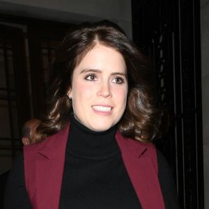 Exclusif - La princesse Eugenie d'York, à la sortie d'un dîner caritatif à Londres le jour où son père met fin à ses engagements publics le 20 novembre 2019.