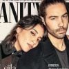 Leïla Bekhti et Tahar Rahim en couverture de "Vanity Fair", numéro décembre 2019-janvier 2020. Le couple d'acteurs n'avaient encore jamais posé pour la couverture d'un magazine.