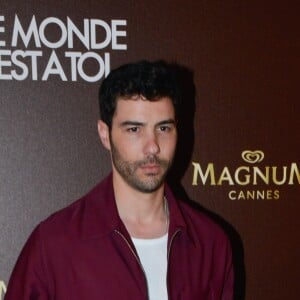 Tahar Rahim - Photocall de la soirée du film "Le monde est à toi" sur la plage Magnum lors du 71ème festival International de Cannes le 12 mai 2018. © CVS-Veeren/Bestimage