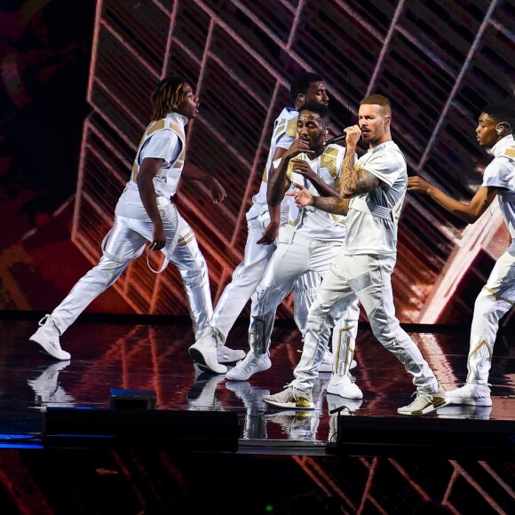 M. Pokora en concert au Palais Nikaia à Nice dans le cadre de sa tournée Pyramide Tour le 15 novembre 2019. © Lionel Urman / Bestimage