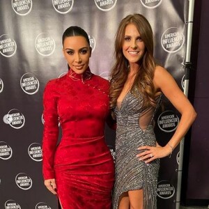 Kim Kardashian et Bethany Crellin aux American Influencer Awards. Los Angeles, le 18 novembre 2019.