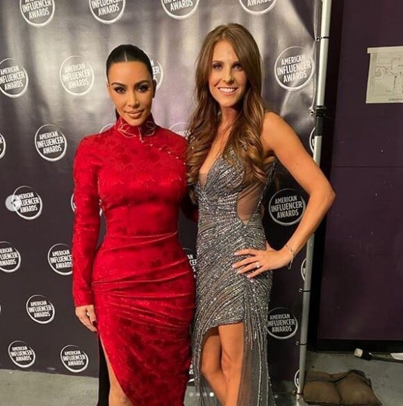Kim Kardashian et Bethany Crellin aux American Influencer Awards. Los Angeles, le 18 novembre 2019.
