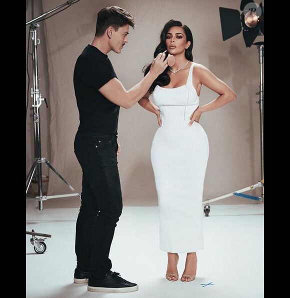 Mario Dedivanovic et Kim Kardashian. Novembre 2019.