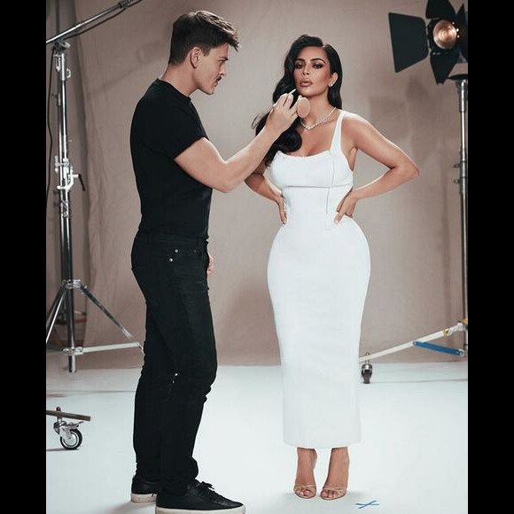 Mario Dedivanovic et Kim Kardashian. Novembre 2019.