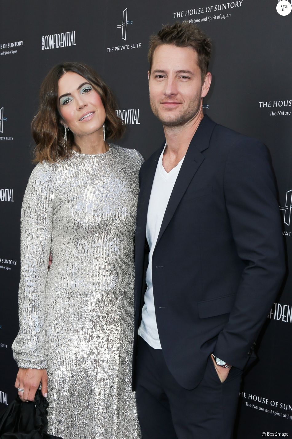 Mandy Moore et Justin Hartley, de la série This is Us, à la soirée