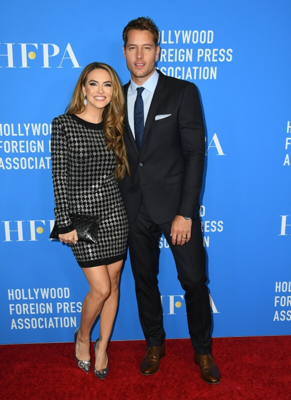 Chrishell Hartley et son mari Justin Hartley à la soirée Press Association's Annual Grants Banquet à l'hôtel Beverly Wilshire dans le quartier de Beverly Hills à Los Angeles, le 31 juillet 2019 © Birdie Thompson/AdMedia via Zuma/Bestimage