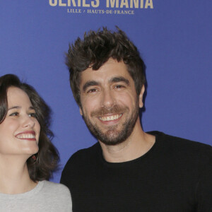 Lucie Lucas et Agustin Galiana de la série "Clem" - 10ème édition du Festival Series Mania à Lille, le 24 mars 2019. © Christophe Aubert via Bestimage