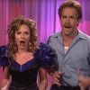 Scarlett Johansson et Ryan Reynolds dans l'émission "Saturday Night Live". Le 30 septembre 2013.