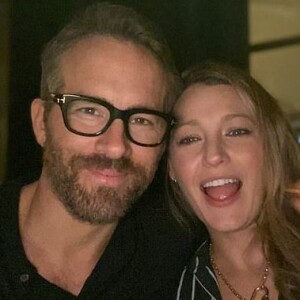 Ryan Reynolds et Blake Lively lors d'une sortie au restaurant en amoureux. Le couple a accueilli un troisième enfant il y a deux mois. Instagram, le 3 octobre 2019.