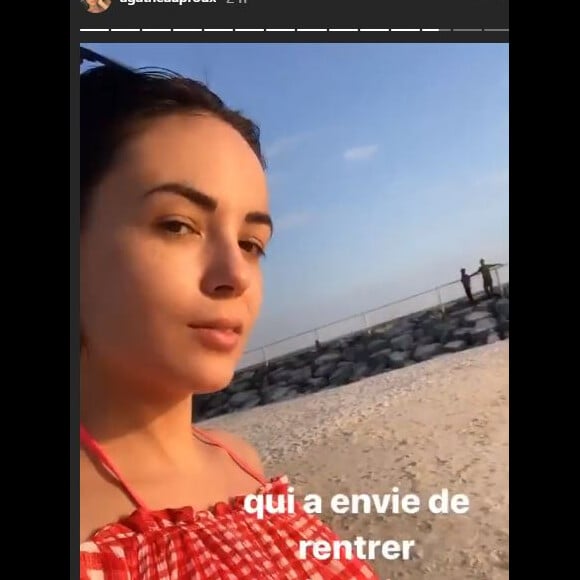 Agathe Auproux à Dubaï, le week-end du 23 novembre 2019