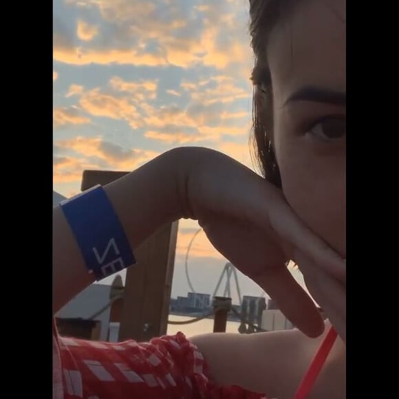 Agathe Auproux à Dubaï, le week-end du 23 novembre 2019