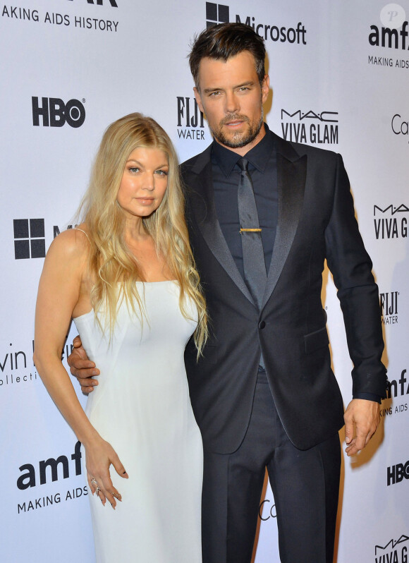 Josh Duhamel et Fergie au gala de l'amfAR à l'hôtel Plaza à New York. Le 10 juin 2014