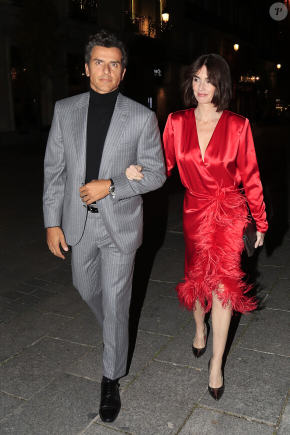 Paz Vega et Orson Salazar assistent à la cérémonie des "Vanity Fair Personality of the Year Awards 2019" à Madrid, le 25 novembre 2019.