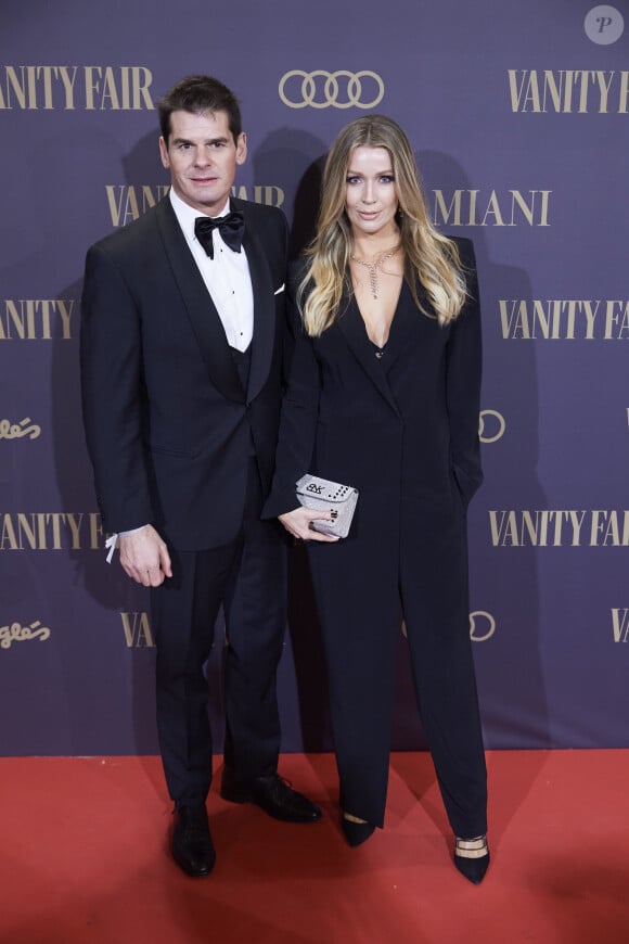 Julio Iranzo et Barbara Kimpel assistent à la cérémonie des "Vanity Fair Personality of the Year Awards 2019" à Madrid, le 25 novembre 2019.