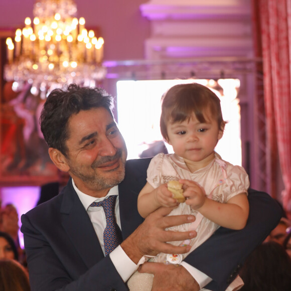 Exclusif - Aram Ohanian et sa fille Nina à la soirée caritative organisée au Palais du Pharo, au profit de l'école arménienne Abovian. Marseille, le 26 octobre 2019. © Philippe Doignon / Bestimage