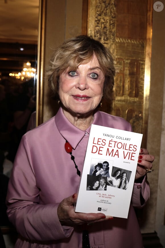 Exclusif - Yanou Collart - Les célébrités assistent au 42ème "Cocktail des Ecrivains" organisé par le Cercle mbc au Fouquet's à Paris, le 27 novembre 2019.