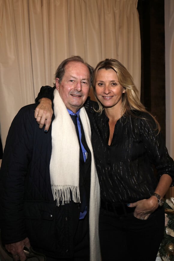Exclusif - Sarah Lavoine Poniatowski et Jean-Marie Rouart - Les célébrités assistent au 42ème "Cocktail des Ecrivains" organisé par le Cercle mbc au Fouquet's à Paris, le 27 novembre 2019.