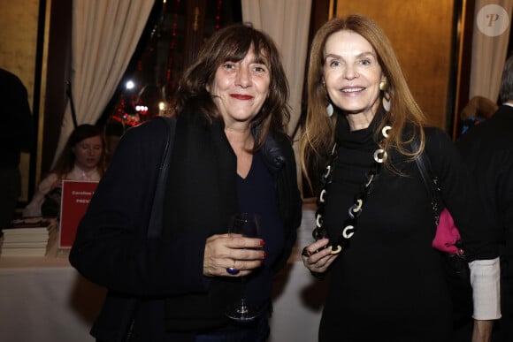 Exclusif - Cyrielle Clair et Sylvie Pialat - Les célébrités assistent au 42ème "Cocktail des Ecrivains" organisé par le Cercle mbc au Fouquet's à Paris, le 27 novembre 2019.