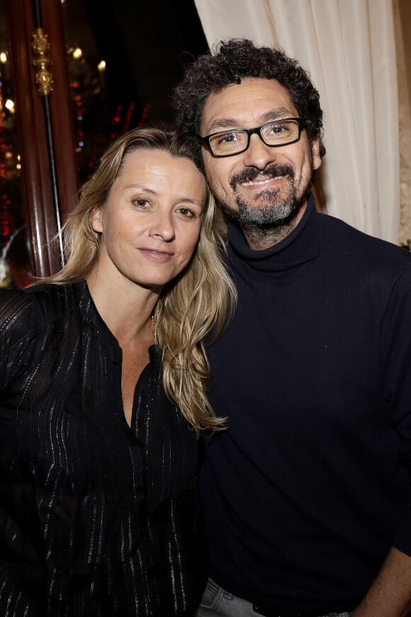 Exclusif - Sarah Lavoine Poniatowski et David Foenkinos - Les célébrités assistent au 42ème "Cocktail des Ecrivains" organisé par le Cercle mbc au Fouquet's à Paris, le 27 novembre 2019.