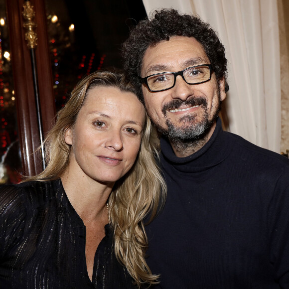 Exclusif - Sarah Lavoine Poniatowski et David Foenkinos - Les célébrités assistent au 42ème "Cocktail des Ecrivains" organisé par le Cercle mbc au Fouquet's à Paris, le 27 novembre 2019.