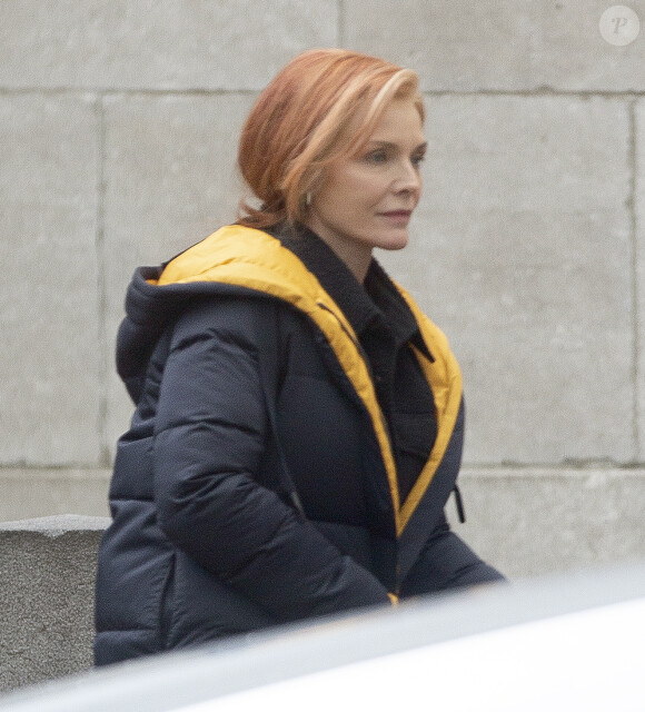 Exclusif - Michelle Pfeiffer a été aperçue sur le tournage du film 'French Exit' à Montréal au Canada, le 7 novembre 2019.