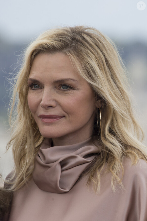 Michelle Pfeiffer au photocall du film "Maléfique : Le Pouvoir du mal" à l'Hotel de la Ville à Rome le 7 octobre 2019.