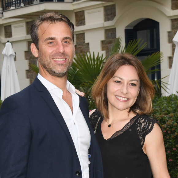 Shirley Bousquet et son compagnon Charles lors de l'inauguration de l'hôtel Barrière Le Grand Hôtel Dinard, après cinq mois de rénovation, à Dinard, France, le 15 juin 2019. © Coadic Guirec/Bestimage