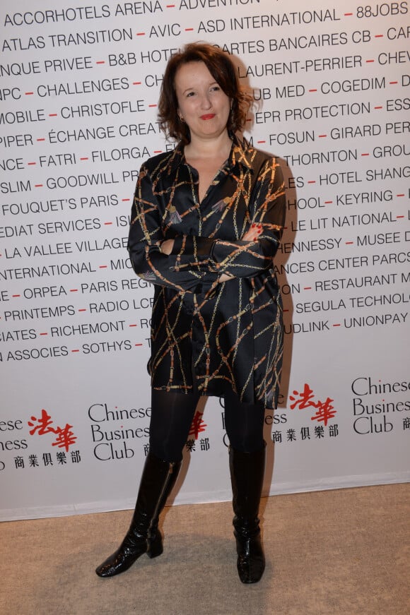 Anne Roumanoff - Photocall du déjeuner "Chinese Business Club" au Pavillon Gabriel à Paris, à l'occasion de la journée des droits des femmes. Le 8 mars 2019 © Rachid Bellak / Bestimage