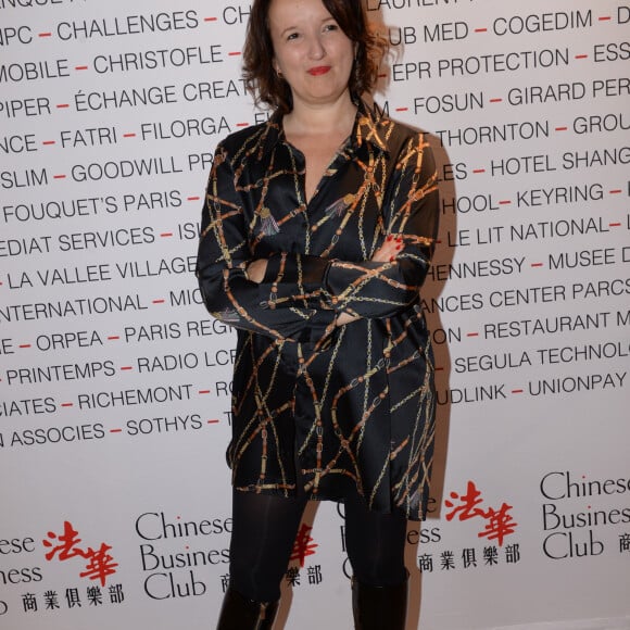 Anne Roumanoff - Photocall du déjeuner "Chinese Business Club" au Pavillon Gabriel à Paris, à l'occasion de la journée des droits des femmes. Le 8 mars 2019 © Rachid Bellak / Bestimage