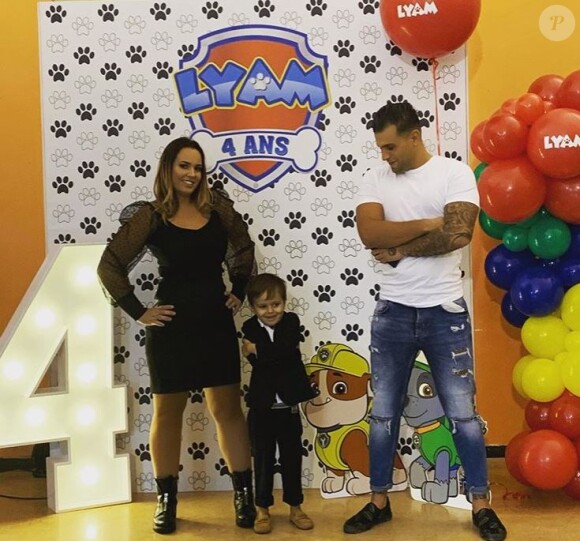 Kelly Helard et Neymar à l'anniversaire de leur fils Lyam, le  novembre 2019