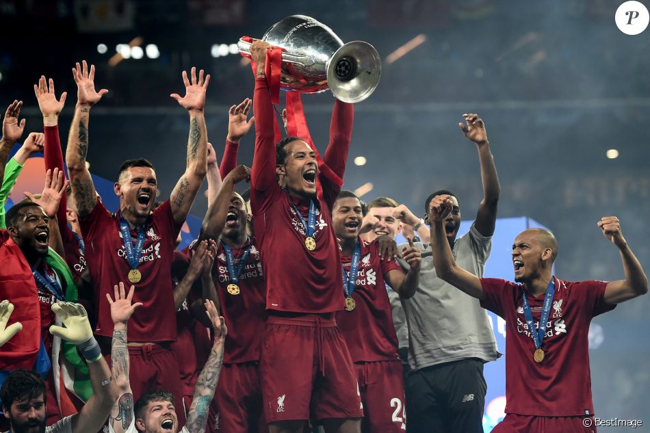Virgil Van Dijk - Liverpool remporte sa sixième Ligue des champions face à Tottenham, à Madrid, Espagne, le 1er juin 2019. Liverpool a gagné 2-0. © Image Sport/Panoramic/Bestimage