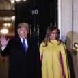 Le président Donald Trump et sa femme Melania - Arrivées à la réception au 10 Downing Str en l'honneur des participants à l'anniversaire des 70 ans de l'Otan à Londres le 3 décembre 2019.