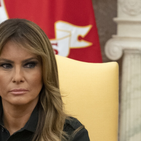 La Première Dame Melania Trump - Le gouvernement du président des Etats-Unis a annoncé, à la Maison Blanche, à Washington, The District, Etats-Unis, le11 septembre 2019, que les cigarettes électroniques aromatisées seraient interdites à la vente dans les prochains mois, pour contrecarrer leur succès croissant dans les collèges et lycées américains,