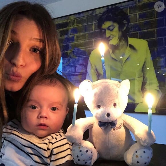 Clara Bermudes de "Secret Story" heureuse au côté de son fils Andréa, photo Instagram du 20 novembre 2019