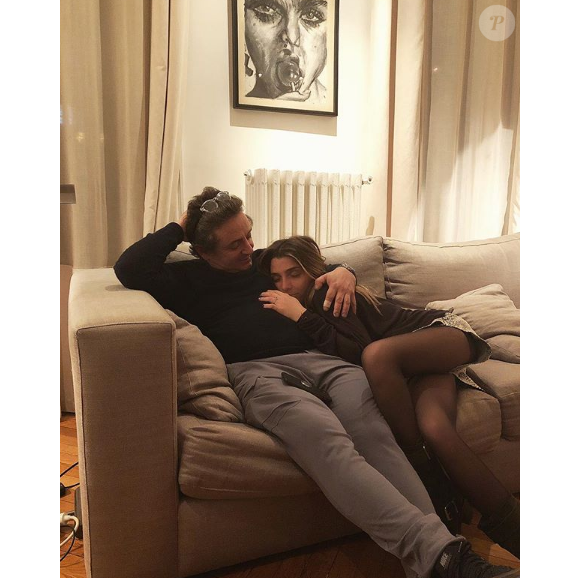 Clara Bermudes de "Secret Story 7" et son papa - Instagram, 28 janvier 2019