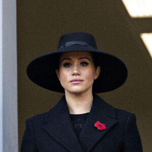 Meghan Markle, duchesse de Sussex - La famille royale d'Angleterre lors du National Service of Remembrance à Londres le 10 novembre 2019.