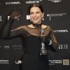 Juliette Binoche assiste aux European Film Awards 2019 à Berlin, le 7 décembre 2019.