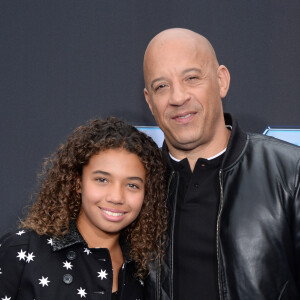 Vin Diesel et sa fille Similce assistent à l'avant-première de 'Fast & Furious: Spy Racers' à Los Angeles, le 7 décembre 2019.