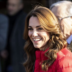 Kate Catherine Middleton, duchesse de Cambridge, a participé aux activités caritatives de Noël avec les familles et les enfants lors de sa visite à la "Peterley Manor Farm" à Buckinghamshire. Le 4 décembre 2019 4 December 2019.