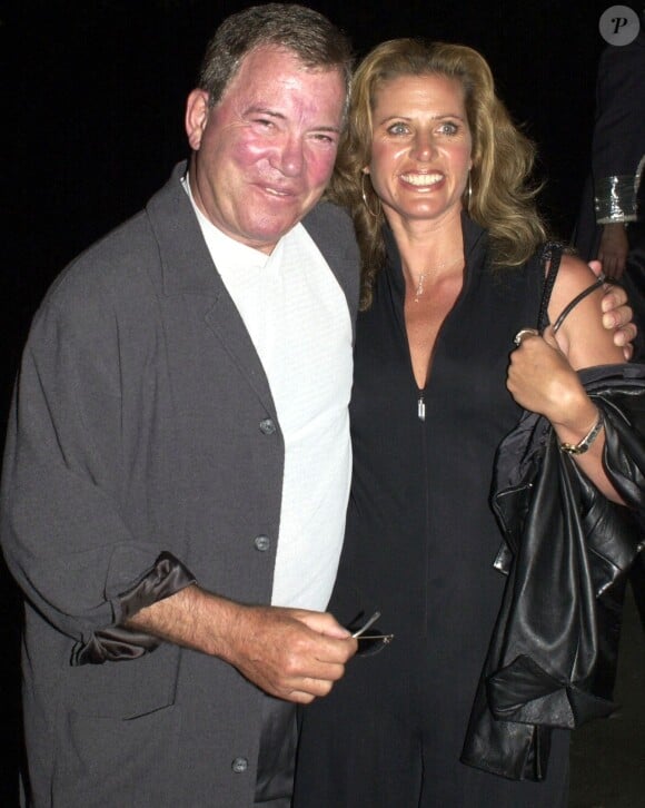William Shatner et sa femme Elizabeth à New York. Le 9 septembre 2001.