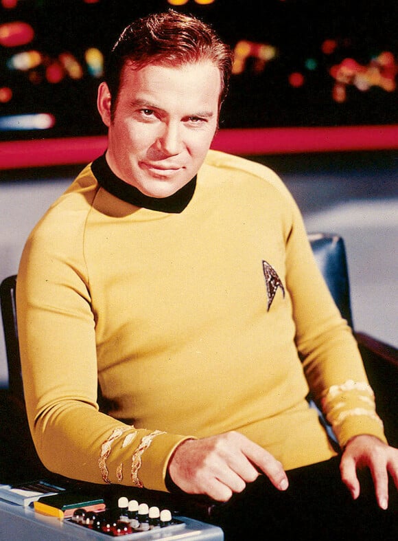 William Shatner, le Capitaine Kirk dans la série "Star Trek". © LFI/ABACA