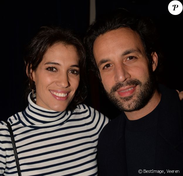Laurie Cholewa et son mari Greg Levy - Lancement de l'Instax Mini Link de Fujifilm à Paris, le 10 décembre 2019. L'Instax Mini Link est la nouvelle imprimante connectée de Fujifilm. © Veeren/Bestimage