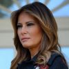 Melania Trump - Le président des États-Unis, D.J. Trump, et la première dame, M.Trump, présentent Conan, le chien de l'armée des États-Unis qui a participé au raid contre le chef de l'Etat islamique à Washington, le 25 novembre 2019.