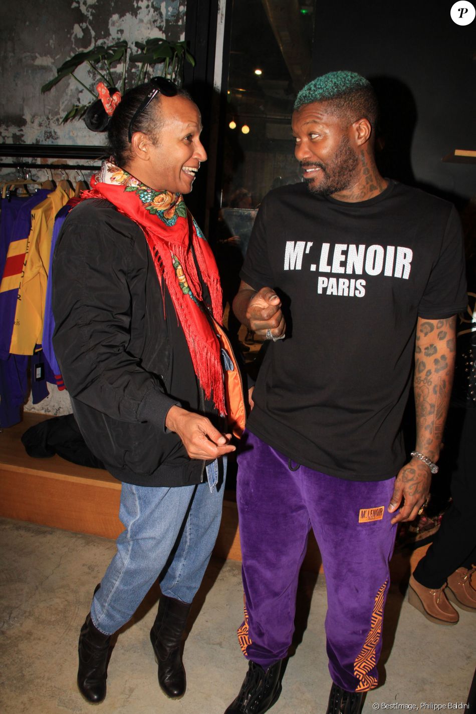 Vincent Mc Doom Et Son Compagnon Vincent Mc Doom, Djibril Cissé - Soirée de lancement de la nouvelle  collection de vêtements Mr Lenoir de Djibril Cissé à la boutique Cirocco à  Paris le 12 décem - Purepeople